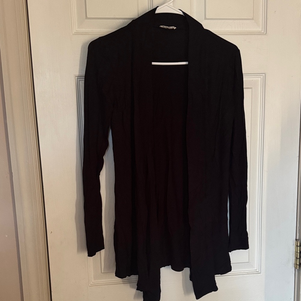 Elegant Black Women's Cardigan